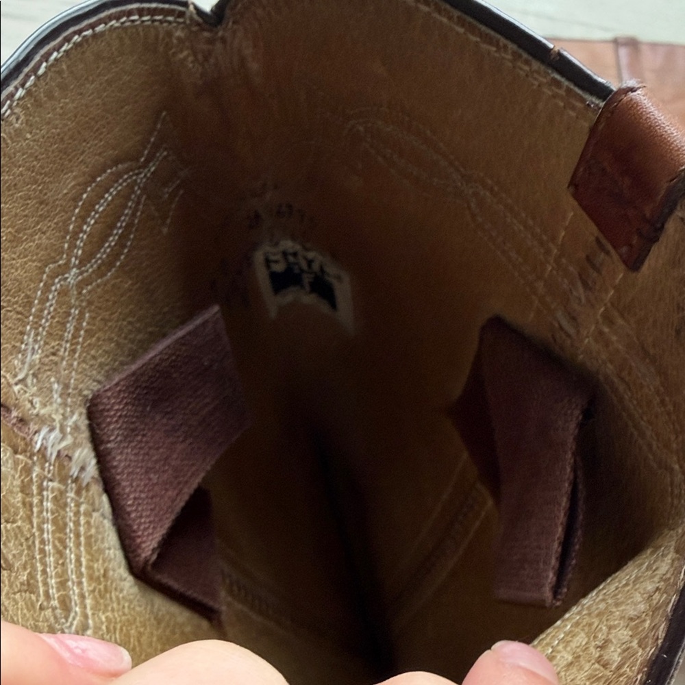 Frye Tan Leather Heeled Boots - Picture 11 of 11